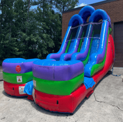 18' Double Rush Dual Lane Water Slide
