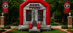 UGA GO DAWGS BOUNCE HOUSE