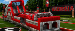 UGA GO DAWGS 32' OBSTACLE COURSE